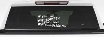 Like My Bumper (White)
