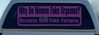 Why Do Women Fake (Violet)