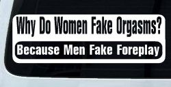 Why Do Women Fake