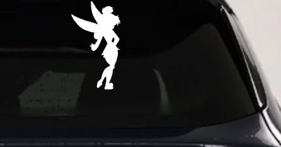 Tinkerbell Tinker Bell Fairy Tale Cartoon Car or Truck Window Vinyl Decal Sticker