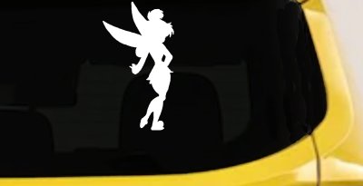 Tinkerbell Tinker Bell Fairy Tale Cartoon Car or Truck Window Vinyl Decal Sticker