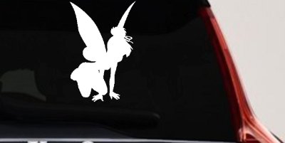 Tinkerbell Tinker Bell Fairy Tale Cartoon Car or Truck Window Vinyl Decal Sticker