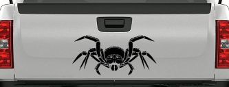 Spider Animals Car or Truck Window Decal Sticker (Black)