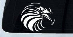 Tribal Eagle Patriotic Car or Truck Window Decal Sticker