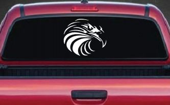 Tribal Eagle Patriotic Car or Truck Window Decal Sticker
