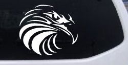 Tribal Eagle Patriotic Car or Truck Window Decal Sticker