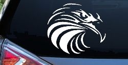 Tribal Eagle Patriotic Car or Truck Window Decal Sticker