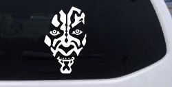 Darth Maul Face Car or Truck Window Decal Sticker