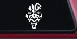Darth Maul Face Car or Truck Window Decal Sticker