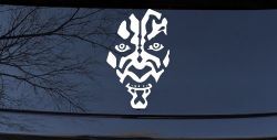 Darth Maul Face Car or Truck Window Decal Sticker