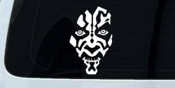 Darth Maul Face Car or Truck Window Decal Sticker