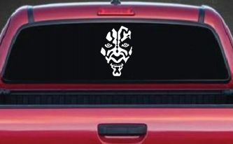 Darth Maul Face Car or Truck Window Decal Sticker
