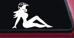 Moto X Mudflap Girl  Car or Truck Window Decal Sticker