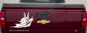 Bat Car Truck Window Decal Sticker Vinyl Auto Graphic (White)