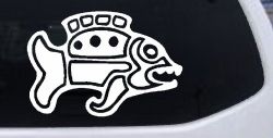 Tribal Fish Animals Car or Truck Window Decal Sticker
