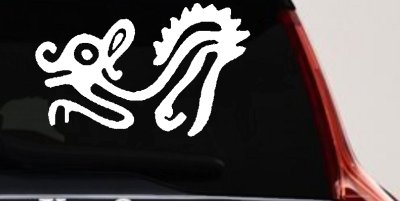 Native American Indian Tribal Animal Car or Truck Window Vinyl Decal Sticker