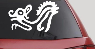 Native American Indian Tribal Animal Car or Truck Window Vinyl Decal Sticker