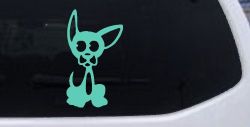 Chihuahua Dog Animals Car or Truck Window Decal Sticker (Mint)