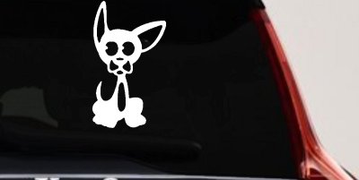 Chihuahua Dog Animals Car or Truck Window Vinyl Decal Sticker