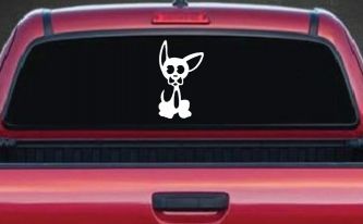Chihuahua Dog Animals Car or Truck Window Decal Sticker