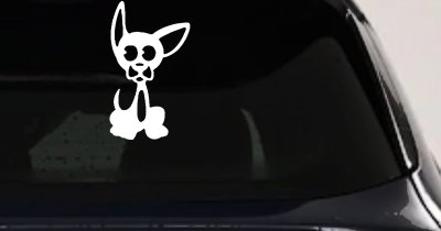 Chihuahua Dog Animals Car or Truck Window Vinyl Decal Sticker