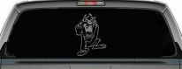 Taz Bird Cartoons Car or Truck Window Decal Sticker (Telegrey)