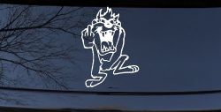 Taz Bird Cartoons Car or Truck Window Decal Sticker