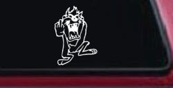 Taz Bird Cartoons Car or Truck Window Decal Sticker