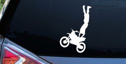 Moto X Rearseat Grab Car or Truck Window Decal Sticker