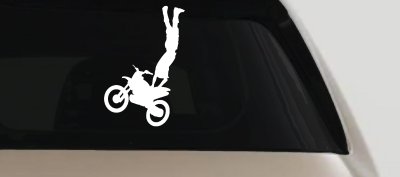 Moto X Rear Seat Grab Decal for Car Truck Window Vinyl Sticker