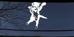 Cat Pounce Animals Car or Truck Window Decal Sticker