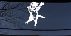 Cat Pounce Animals Car or Truck Window Decal Sticker