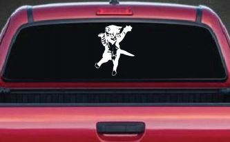Cat Pounce Animals Car or Truck Window Decal Sticker