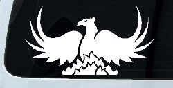 Tribal Phoenix Car or Truck Window Decal Sticker