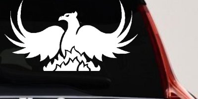 Tribal Phoenix Decal Sticker for Car Truck Window Vinyl Art
