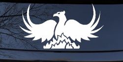 Tribal Phoenix Car or Truck Window Decal Sticker