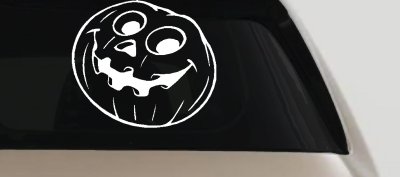 Jack O Lantern Halloween Car Truck Window Vinyl Decal Sticker