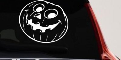 Jack O Lantern Halloween Car Truck Window Vinyl Decal Sticker