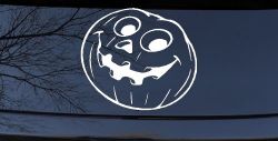 Jack O Lantern Halloween Car or Truck Window Decal Sticker