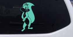 Penelope the Skunk Cartoons Car or Truck Window Decal Sticker (Mint)