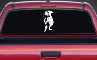 Penelope the Skunk Cartoons Car or Truck Window Decal Sticker