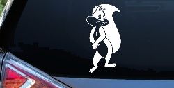 Penelope the Skunk Cartoons Car or Truck Window Decal Sticker