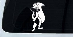 Penelope the Skunk Cartoons Car or Truck Window Decal Sticker