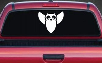 Native American Indian Owl Car or Truck Window Decal Sticker