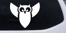 Native American Indian Owl Car or Truck Window Decal Sticker
