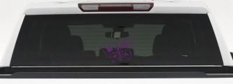 Tribal Poker Butterfly Butterflies Car or Truck Window Decal Sticker (Violet)