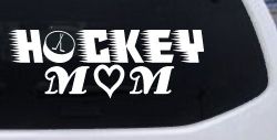 Hockey Mom Sports Car or Truck Window Decal Sticker