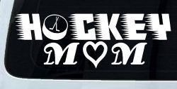Hockey Mom Sports Car or Truck Window Decal Sticker