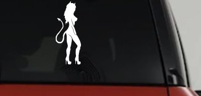 Evil Devil Girl Car Truck Window Decal Sticker Vinyl Graphic