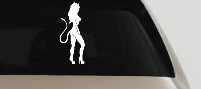 Evil Devil Girl Car Truck Window Decal Sticker Vinyl Graphic